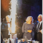 Small tabletop fireworks at Gala event